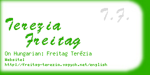 terezia freitag business card
