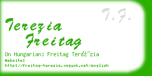 terezia freitag business card